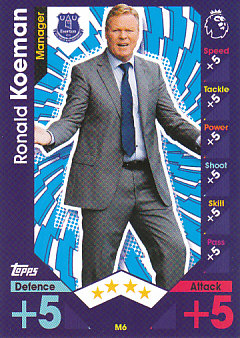 Ronald Koeman Everton 2016/17 Topps Match Attax Extra Manager #M6